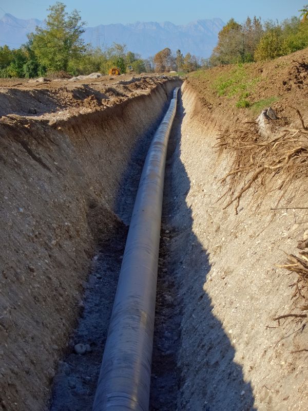 Gas Line Relocation detail